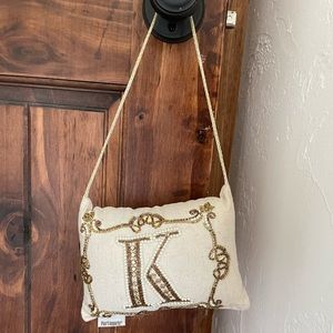 “K” pillow door hanger/decoration